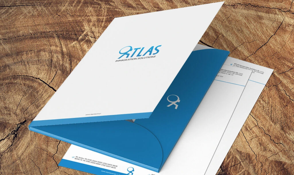 projekt teczki dla atlas