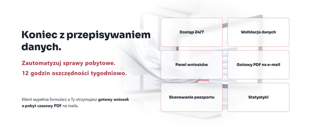wtyczka wordpress formularz pobytowy