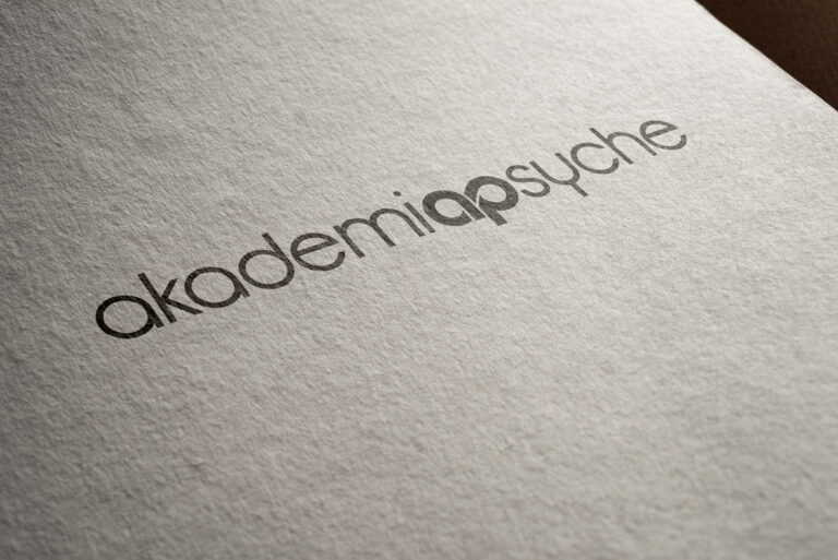 projekt logo akademia psyche czarne