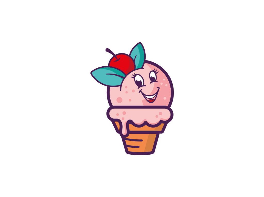 projekt logo słodka gałka sygnet